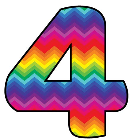 Colorful Number 2 Clip Art