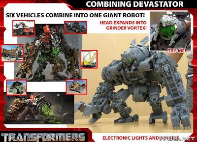 Transformers Live Action Movie Blog (TFLAMB): Devastator, Mixmaster and Other Toy Pics