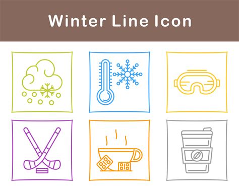 Winter Vector Icon Set 21504691 Vector Art at Vecteezy