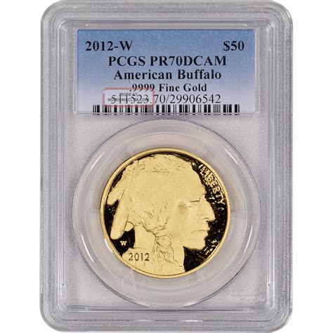 2012 - W American Gold Buffalo Proof (1 Oz) $50 - Pcgs Pr70 Dcam