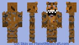 Nightmare Freddy FNaF4 Minecraft Skin