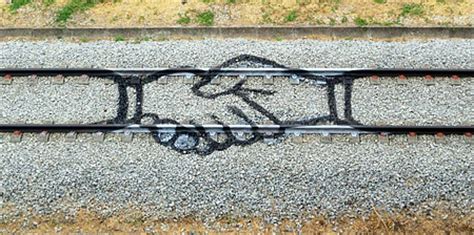 Train Tracks Graffiti