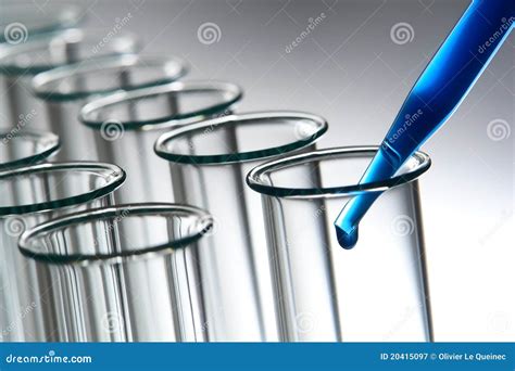 Laboratory Test Tubes In Science Research Lab Royalty Free Stock Photography - Image: 20415097