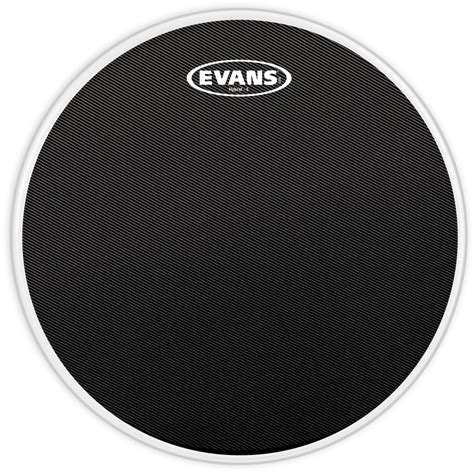 Evans Hybrid-S Black Marching Snare Drum Head, 14 Inch