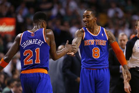 Former Knicks J.R. Smith and Iman Shumpert unexpectedly reunite in LA