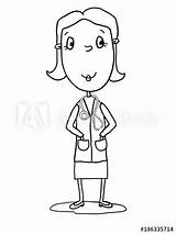 Female Doctor Drawing At PaintingValleycom  Explore Collection Of sketch template