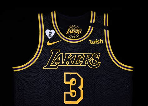 Los Angeles Lakers 2019-2020 Black Mamba Jersey