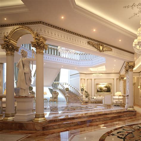 Classical scene luxury lobby 3D model - TurboSquid 1284179 Luxury Mansions Interior, Luxury ...