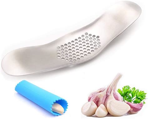 Ikea KONCIS Garlic Press Stainless Steel 16 cm Show,000.891.63 : Amazon.co.uk: Home & Kitchen