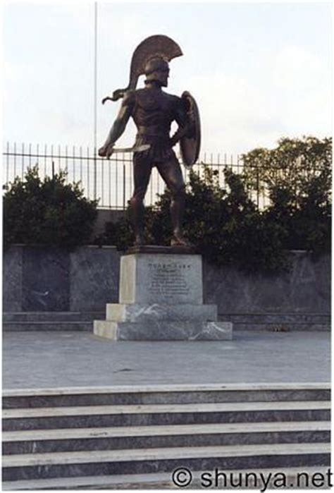 King Leonidas statue - Sparta (Sparti)