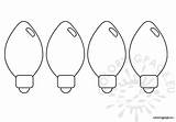 Free Printable Christmas Lights Coloring Pages  Templates sketch template
