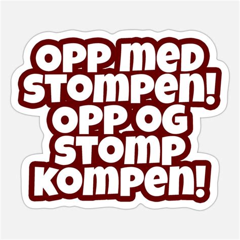 Stomp Stickers | Unique Designs | Spreadshirt