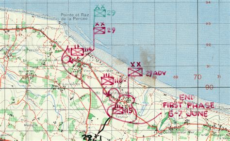 Normandy Omaha Beach Battle Map – Battle Archives