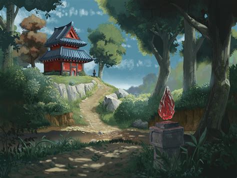 ArtStation - Fantasy Environment Painting