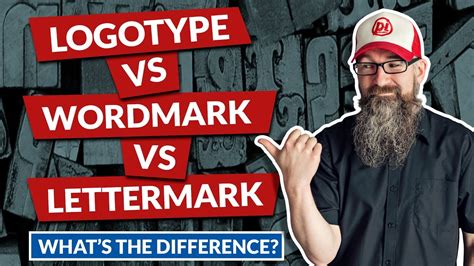 Logotype vs Wordmark vs Lettermark. What's the difference? - YouTube