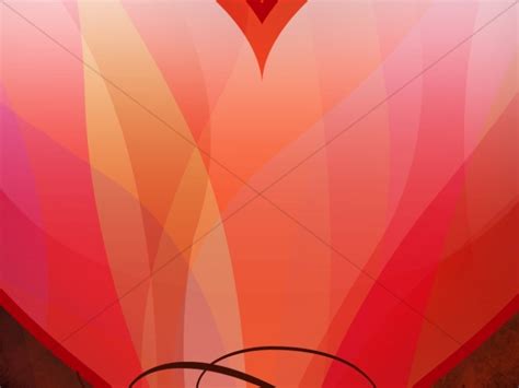 Heart Shape Worship Background