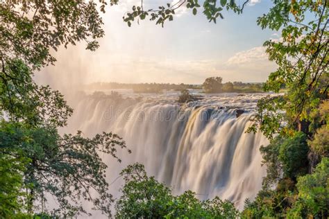 Victoria Falls, Zambezi River, Africa Stock Image - Image of livingstone, southern: 24662369