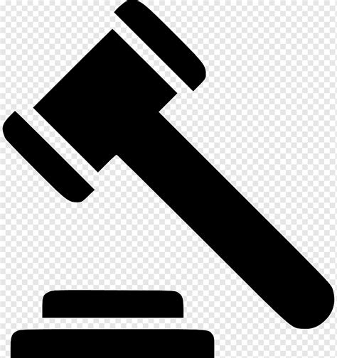 Gavel Computer Icons Hammer, law, angle, technic, black png | PNGWing