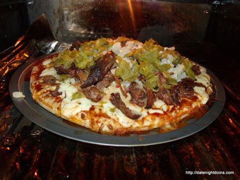 Fiery Cowboy Pizza - Date Night Doins BBQ For Two