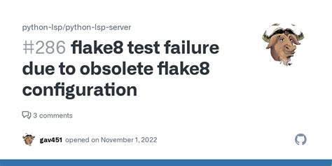 flake8 test failure due to obsolete flake8 configuration · Issue #286 ...