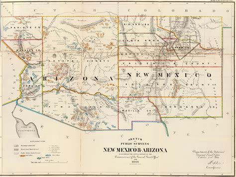 New Mexico Map With Counties And Towns