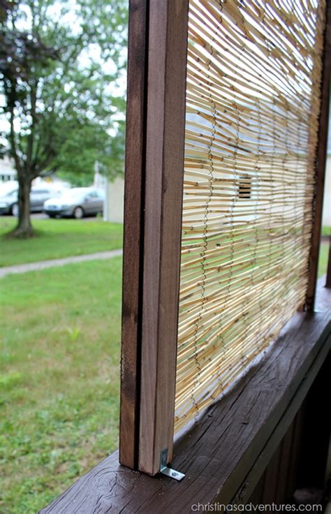 DIY Bamboo Privacy Screen - Christinas Adventures