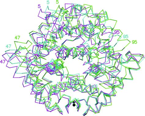 The crystal structure of a tetrameric hemoglobin in a partial ...