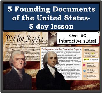 Founding Documents of the United States- 5 Day Bundle by History Nerds Unite