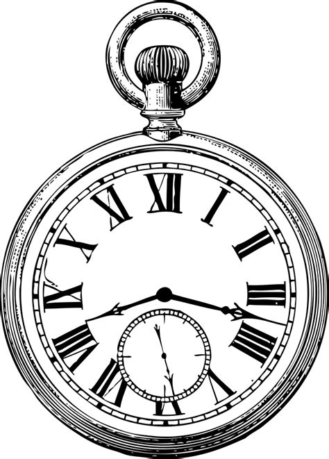 OnlineLabels Clip Art - Old Pocketwatch