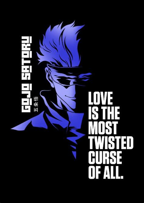 Best Anime Quotes Satoru Gojo Love - Cool Posters For All - Paintings & Prints, People & Figures ...