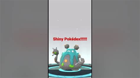 Shiny trubbish evolution and Pokédex in #pokemongo #shinypokemon #pokemongame - YouTube