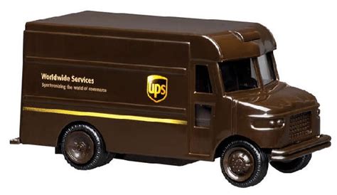UPS Delivery Truck (5.5"L) (Plastic) Real Toy