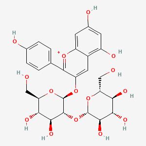 Pelargonidin 3-O-sophoroside | C27H31O15+ | CID 23724704 - PubChem