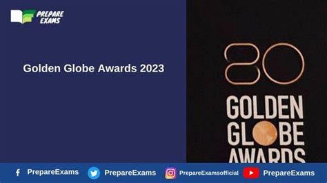 Golden Globe Awards 2023: See the full list of nominees - PrepareExams