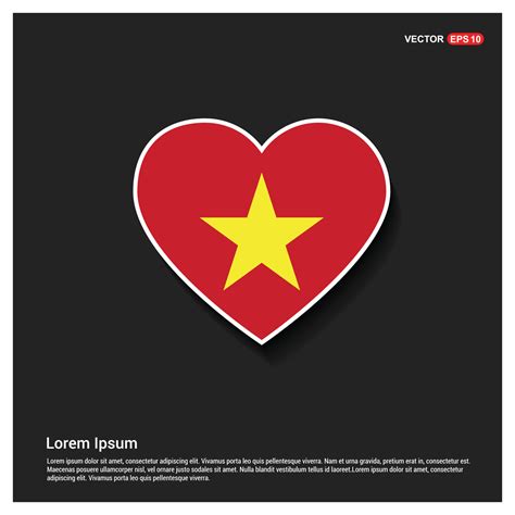 Vietnam flag design vector 13341659 Vector Art at Vecteezy