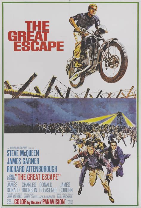 Steve Mcqueen Great Escape Motorcycle Poster | Reviewmotors.co