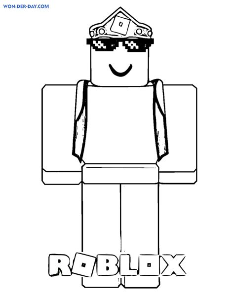 Dibujos para colorear Roblox. Imprimir gratis | WONDER DAY — Dibujos ...