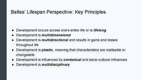 Lifespan Development Module 1 Lifespan Development Module Learning