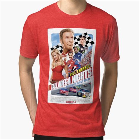 "Talladega Nights Poster" T-shirt by EllCreative | Redbubble