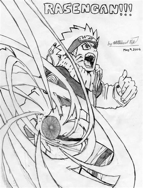 Naruto Rasengan Drawing at GetDrawings | Free download