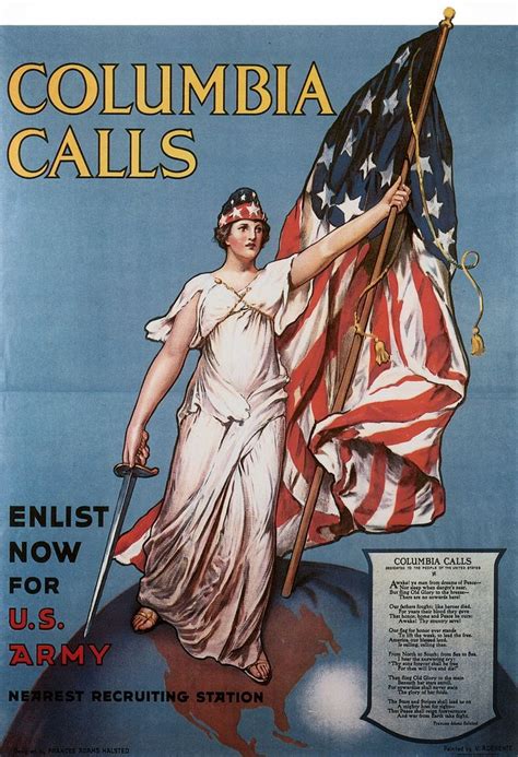 lady columbia symbol - Google Search | Recruitment poster, Historic ...