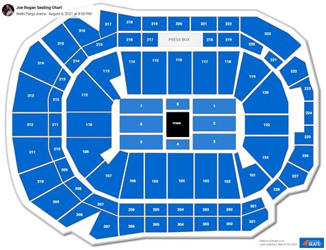 Wells Fargo Arena Seating Charts for Concerts - RateYourSeats.com