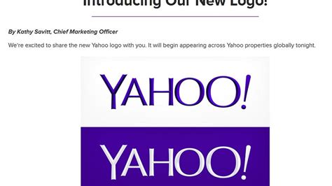 Yahoo! gets new logo designed with help from former Google executive ...