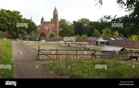 Quarr Abbey stock Stock Photo - Alamy