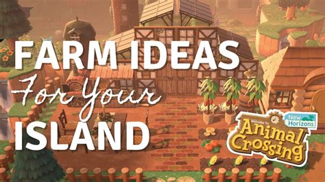 13 FARM IDEAS FOR YOUR ISLAND | Animal Crossing New Horizons - YouTube