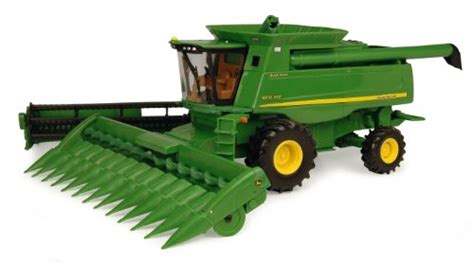 Ertl John Deere 9870 STS Combine With Grain Head And Revised Corn Head ...