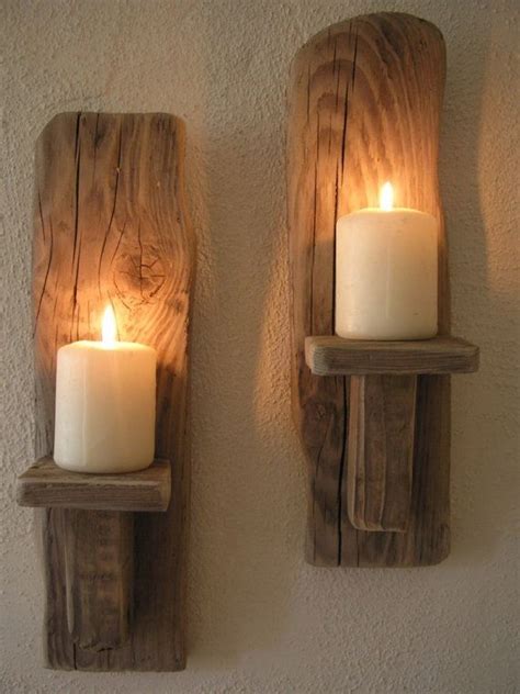 bougie | Rustic candle wall sconces, Candle wall sconces, Rustic wall ...