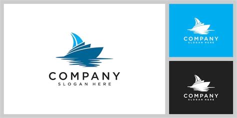 Premium Vector | Boat vector Logo Design Template