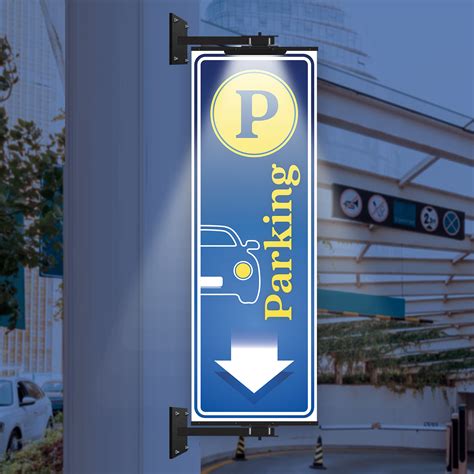 Wall Building Signs Wind Release Swivel Optional Solar LED Lights - Windigo Signs