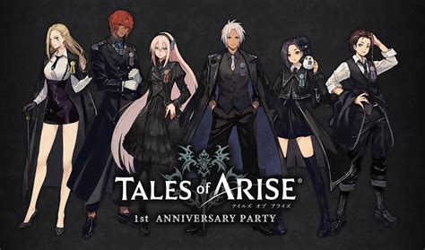 The Tales of Arise Cast All Dressed Up For Their 1st Anniversary Party in This New Illustration ...